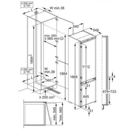 Lodówka Electrolux ENP7MD19S