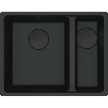 Zlew Franke MRG 160-34-15SBR Czarny mat / Czarny odpływ 125.0697.755