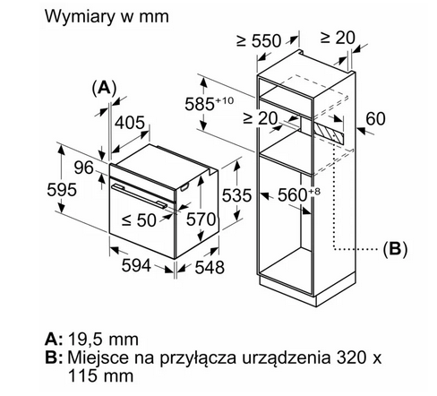 Piekarnik Siemens HR232GEB3 z funkcją pary do zabudowy