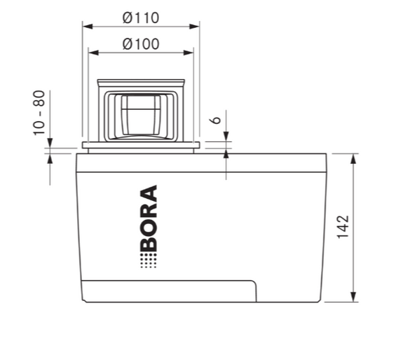 Zestaw do pakowania próżniowego Bora QVac Stainless Steel QVACSS