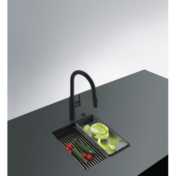 Zlewozmywak Kanon KNG 110-37 czarny mat 125.0721.149