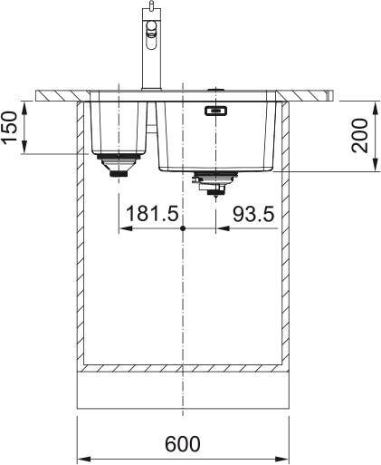 Zlew Franke MYX 160-34-16 122.0624.558