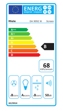 Wyciąg przyścienny Miele DA 9092W 12506060