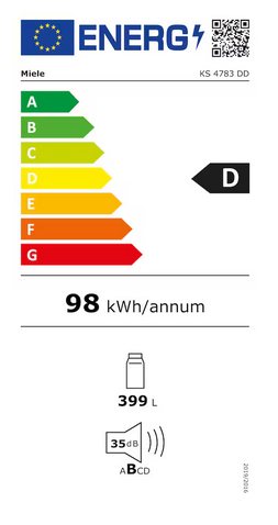 Chłodziarka wolnostojąca Miele  KS 4783 DD 12431180