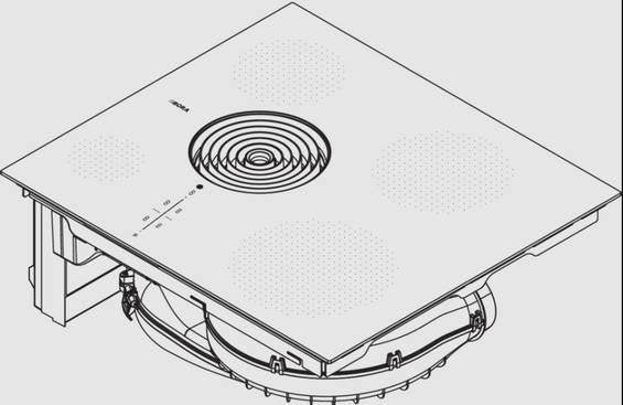 BORA S Pure płyta indukcyjna ze zintegrowanym wyciągiem oparów - powietrze odprowadzane PURSA wysyłka 24h Gratis !