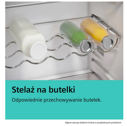 Lodówka z dolnym zamrażalnikiem wolnostojąca Siemens KG39NAIBT