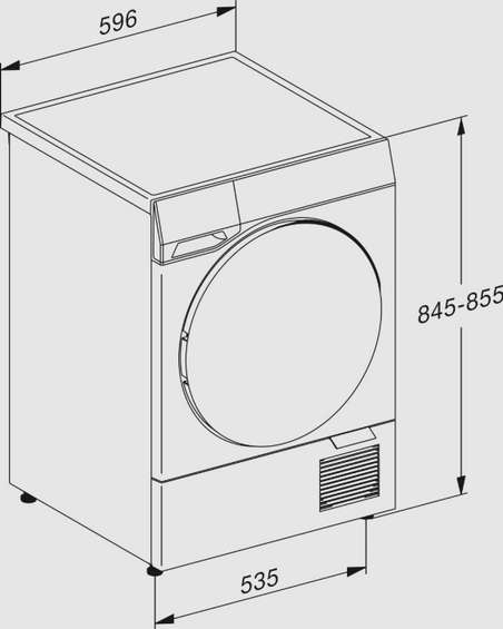 Suszarka z pompą ciepła Miele TQ 1000 WP Nova Edition 12708640
