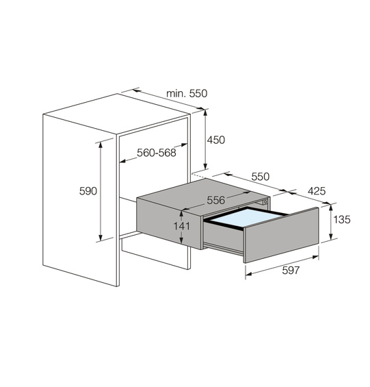 Szuflada próżniowa ASKO ODV61GS1