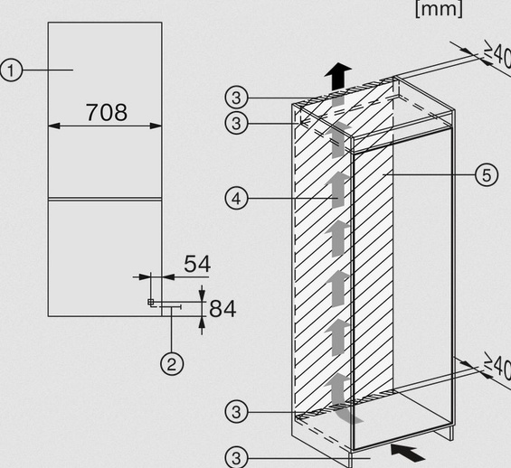 Chłodziarko-zamrażarka do zabudowy Miele KFN 7934 D 12790400