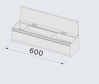 Falmec Elements Monolith 90 czarny 800 m³/h