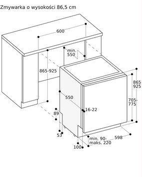 Zmywarka 200 series 60cm Gaggenau DF271101