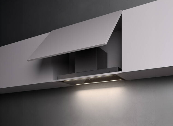 Okap Falmec Parallel Black 70 czarny 800 m³/h do zabudowy