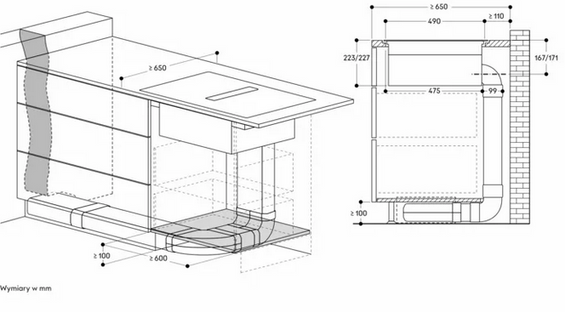 Płyta indukcyjna Gaggenau serie 400 CV492105M wykończenie czarne matowe/