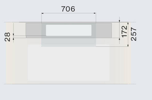 Falmec Elements Monolith 90 czarny 800 m³/h
