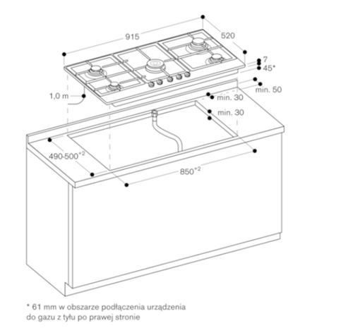 Płyta gazowa Gaggenau CG291210