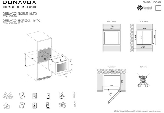 Winiarka Dunavox DVH-19.50MB.TO