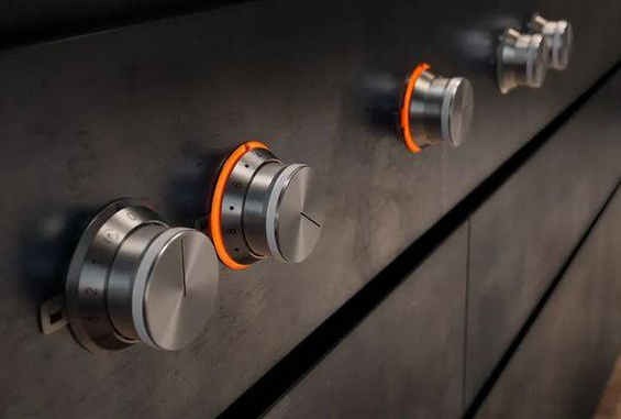 Płyta indukcyjna Gaggenau VI492105 CKI450010 bezramkowa stalowe pokrętła