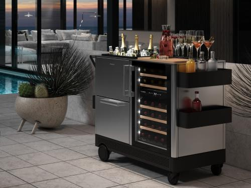 Mobilny bar z chłodziarką do wina Dometic MoBar550