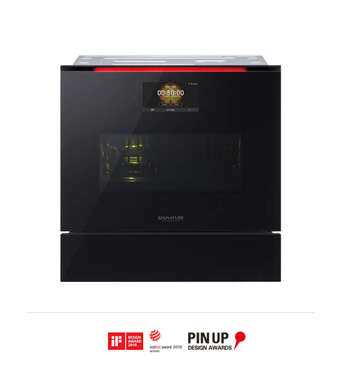 Piekarnik z funkcją pary i mikrofali Signature Kitchen Suite SKSLV2401S czarny