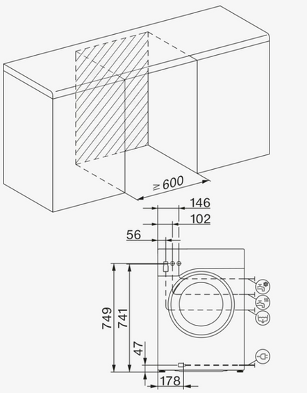 Pralka Miele WWF664 WCS TDos&8kg 12138590
