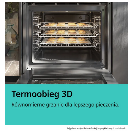 Piekarnik Siemens HR232GEB3 z funkcją pary do zabudowy