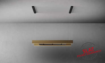 Okap Falmec Light Isola 120 brąz 500 m³/h wyspowy