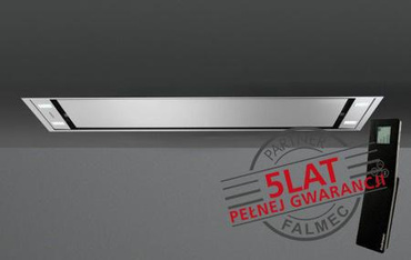 Okap sufitowy Falmec Stella Plus 90 biały - korpus bez silnika, z pilotem