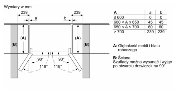 Lodówka z dolnym zamrażalnikiem wolnostojąca Siemens KF96DAXEA