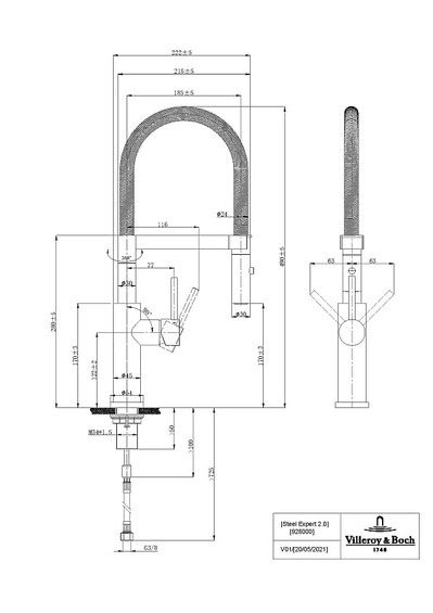 Bateria Villeroy & Boch VB-9280 00 LC