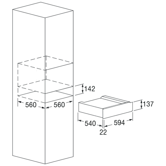 Szuflada do zgrzewania próżniowego Fulgor Milano FVSD 150 TC WH