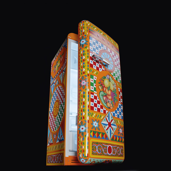 Chłodziarko - zamrażarka wolnostojąca Smeg FAB28RDGC6 50's Style