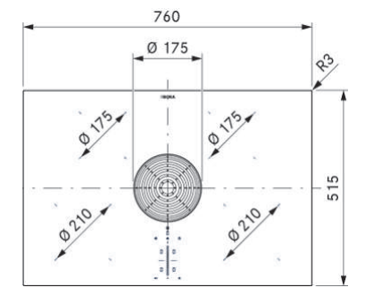 BORA Pure płyta indukcyjna ze zintegrowanym wyciągiem oparów - powietrze odprowadzane PURA2