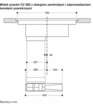 Płyta indukcyjna Gaggenau serie 200 CV282101M wykończenie czarne matowe/