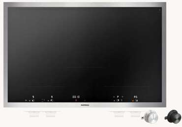 Płyta indukcyjna Gaggenau VI482115 CKI440010 stalowa rama stalowe pokrętła