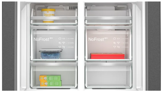 Lodówka z dolnym zamrażalnikiem wolnostojąca Siemens KF96DAXEA