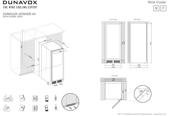 Winiarka Dunavox DX-94.270DBK