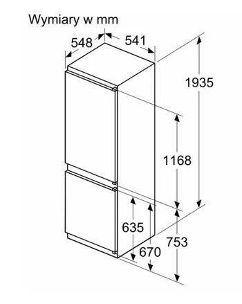 Chłodziarko zamrażarka Siemens KI96N5SE0