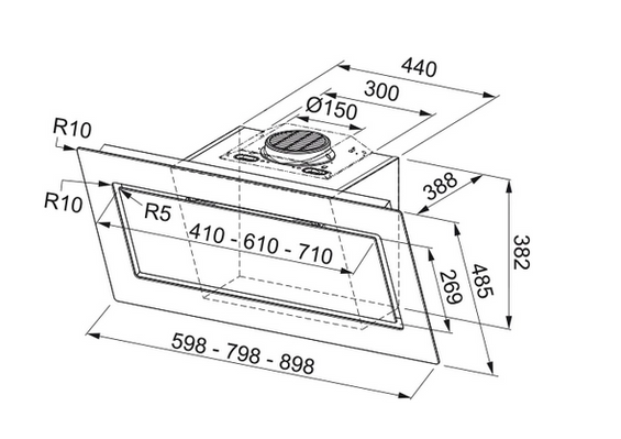 Okap Franke FSMS F42 WH MATT 345.0654.932