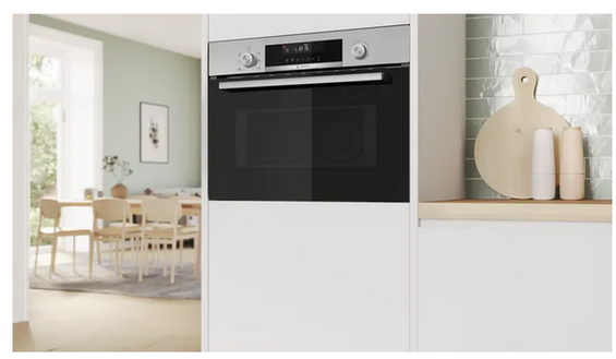 Kuchenka mikrofalowa do zabudowy Bosch CMA585GS1 stal szlachetna