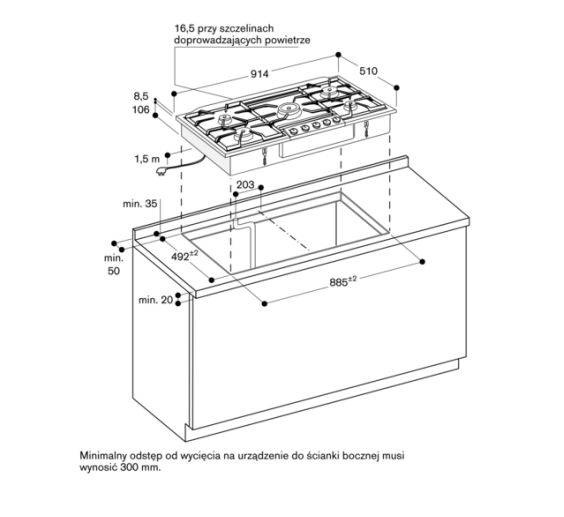 Płyta gazowa Gaggenau VG295250