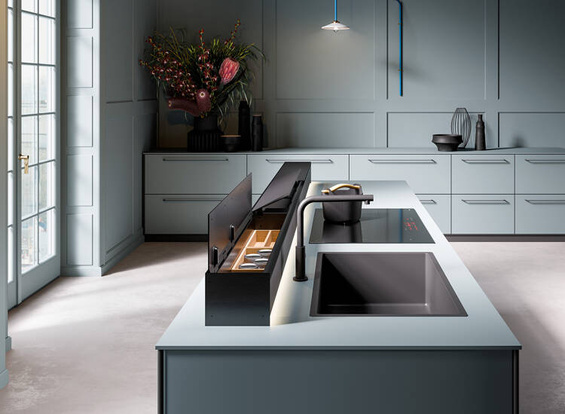 Falmec Elements Monolith 90 czarny 800 m³/h