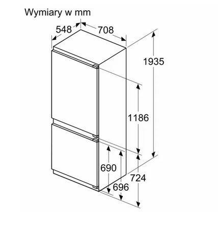 Chłodziarko zamrażarka Siemens KB96NVFE0
