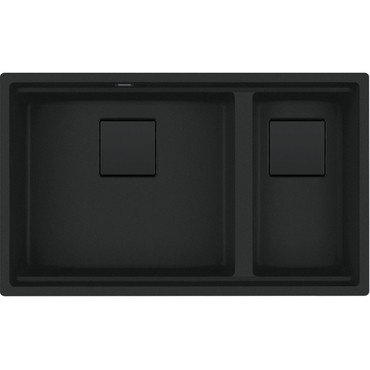 Zlewozmywak Kanon KNG 160-46-21 Fragranit+ Czarny mat 125.0721.162
