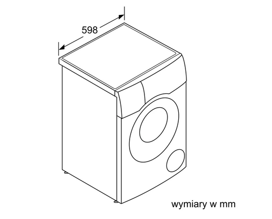 Pralko-suszarka Bosch WNC254ARPL 10.5/6 kg