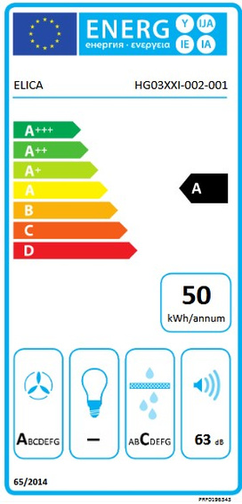 Płyta z okapem Elica NIKOLATESLA FLAME EVO GR/A/88 PRF0196343 szary