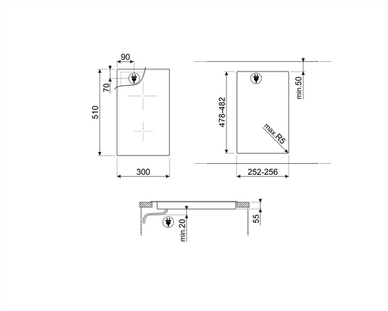 Płyta indukcyjna Smeg SI2321D