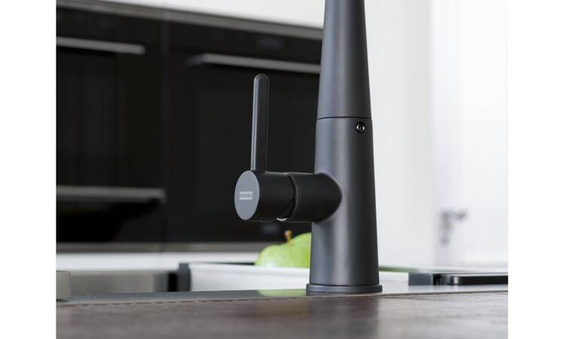 Bateria Franke Icon pull-out spray Czarny Mat 115.0625.190