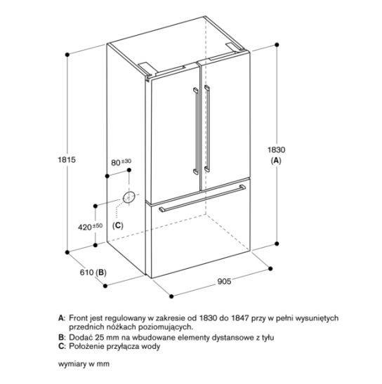 Chłodziarko zamrażarka 200 series Gaggenau RY295350