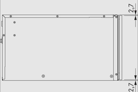 Szuflada grzewcza BORA MSS290 z frontem szklanym (MS290 + MSF290) Kod EAN: 4251731204427