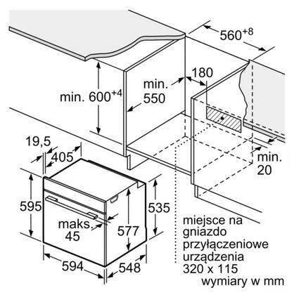 Piekarnik Siemens do zabudowy HB776G3B1